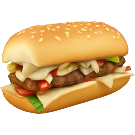 Kebab with pommes emoji