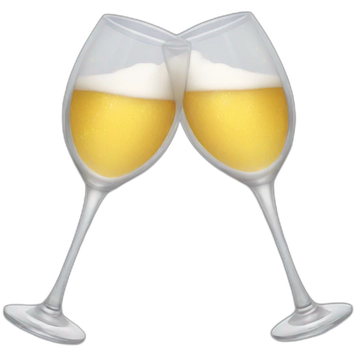 2 Clinking Glasses emoji