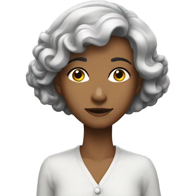 Fleur grise  emoji