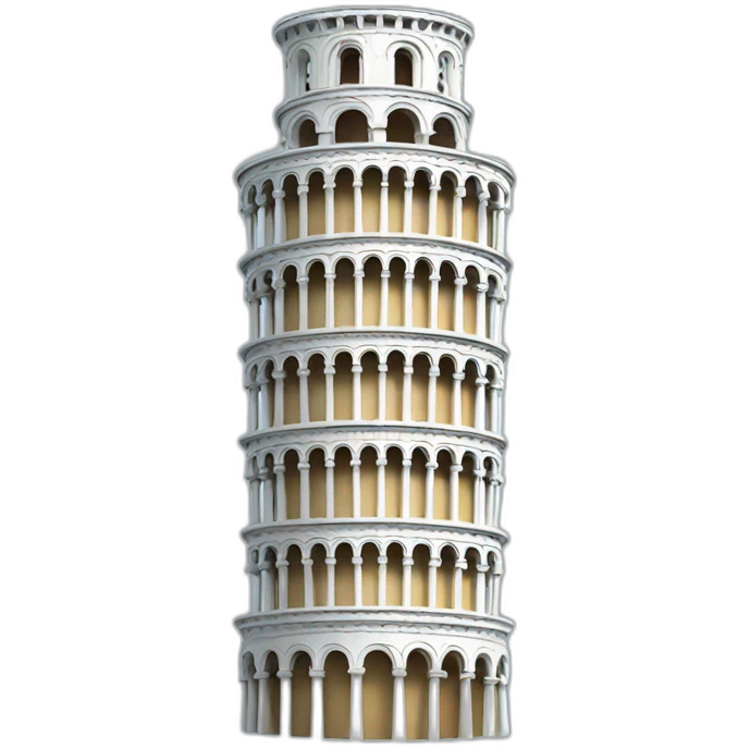 Pisa tower emoji