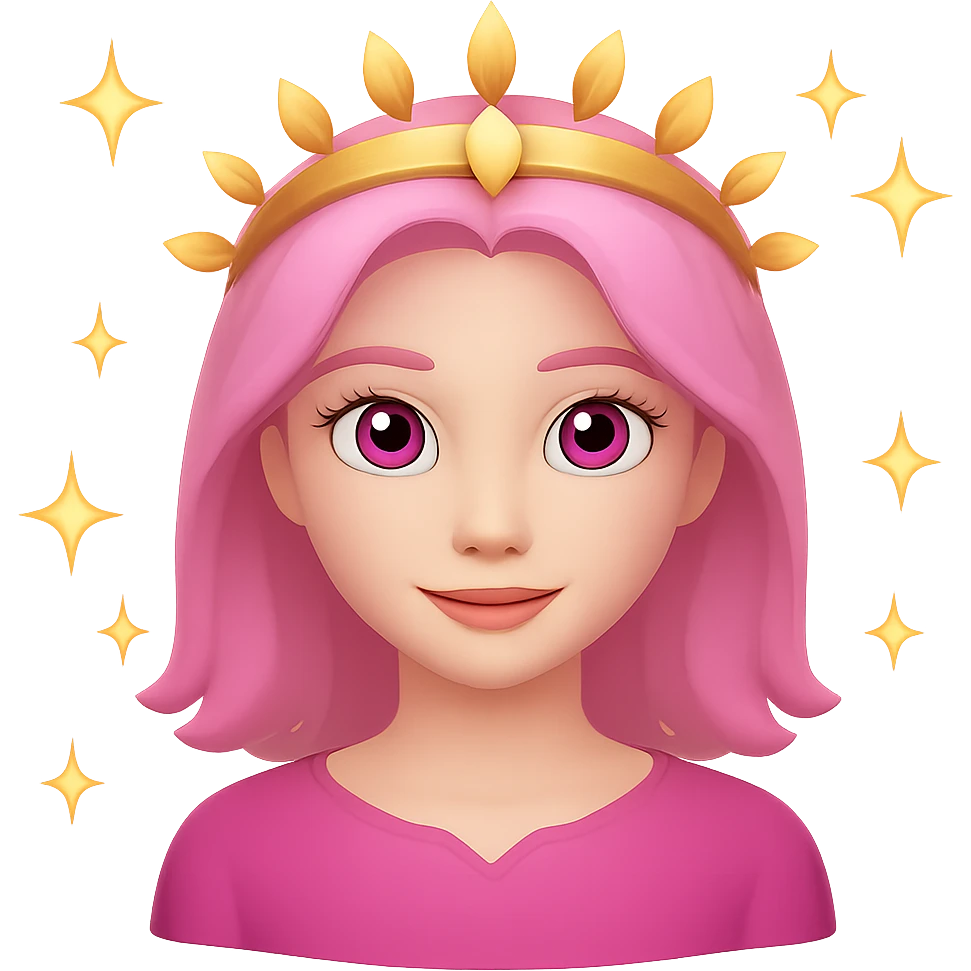 Add sparkles around the angel, keep the background transparent. The style should remain consistent with the original image's look. emoji