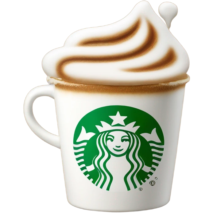 brown starbucks coffee emoji
