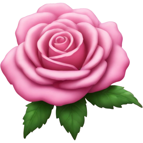Pink rose flower bush with glitter  emoji
