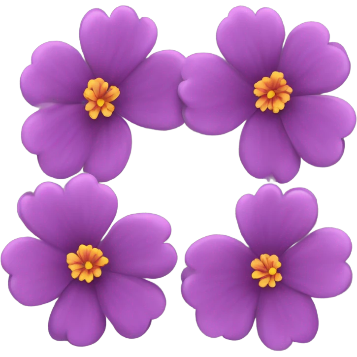 Heart shaped flowers  emoji