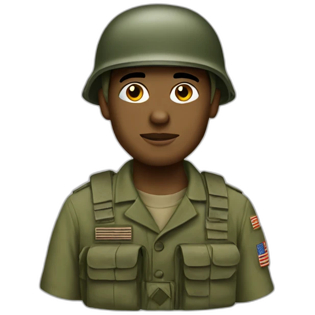 american soldier during vietnam war emoji