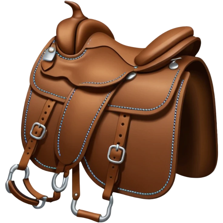 Horse tack set emoji