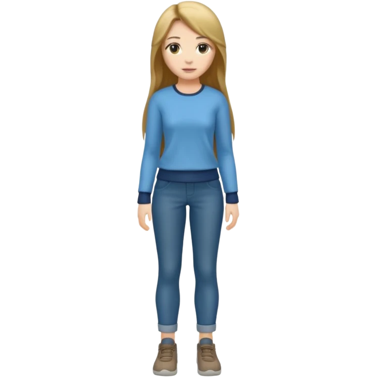 full-body female avatar emoji