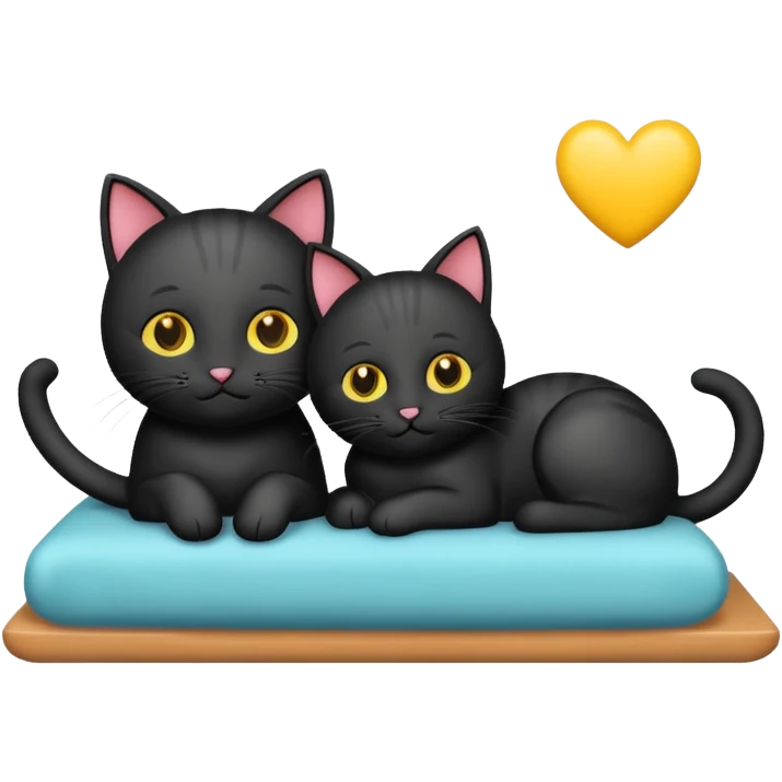 get well soon with black cats and Stu sign emoji