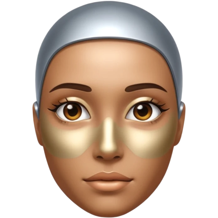 Half normal half future human emoji