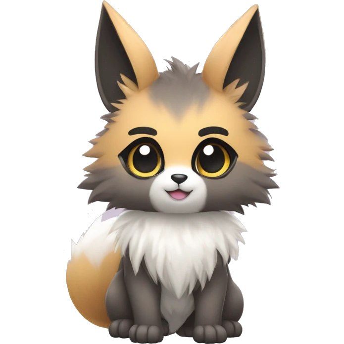  High quality Cute Cool Kawaii edgy Pretty Chibi Fantasy Fur-Sona Fakemon Animal Full Body emoji