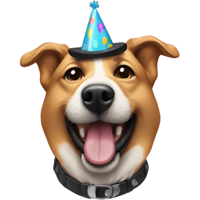 Party animal dog emoji