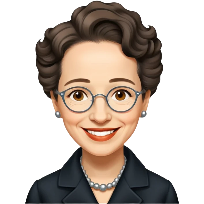 portrait of Hannah Arendt emoji