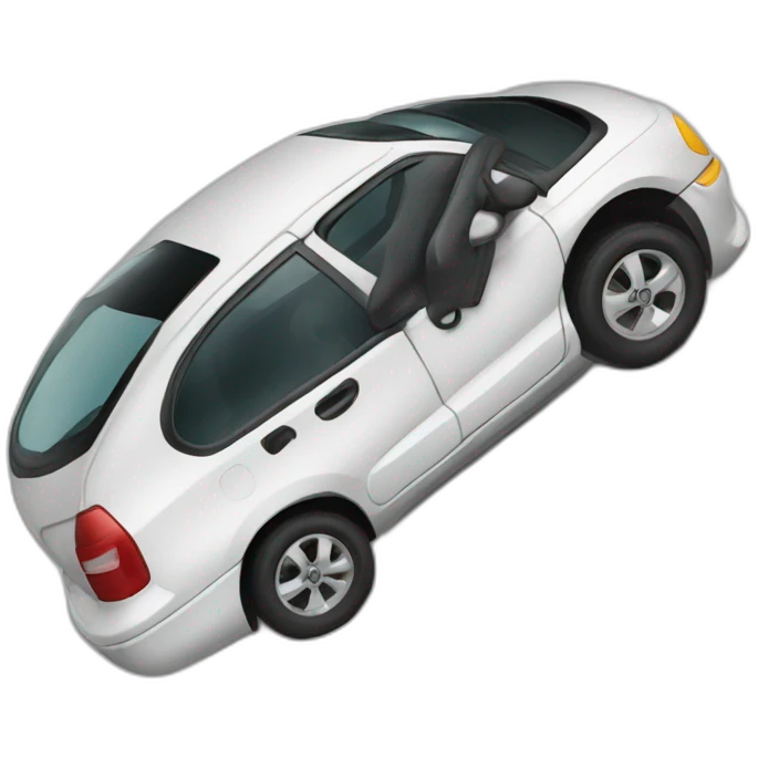half-a-car emoji
