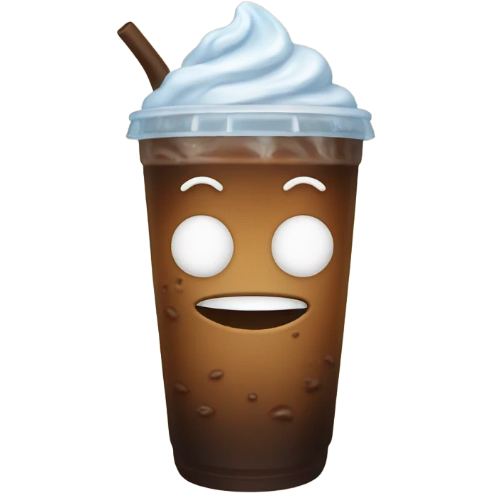 Iced coffe emoji
