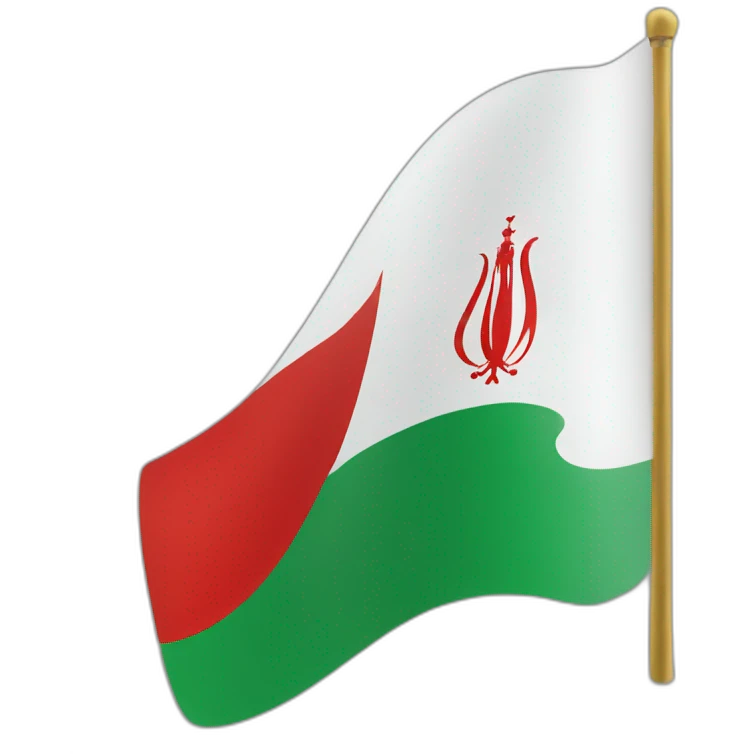 The flag of the Shah of Iran emoji