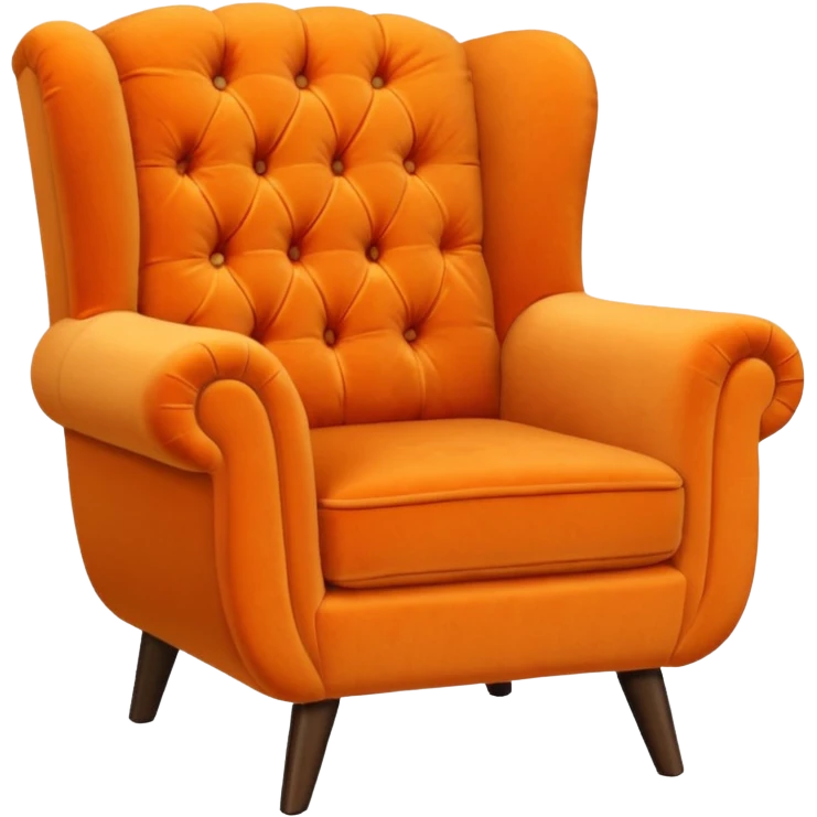 orange armchair emoji