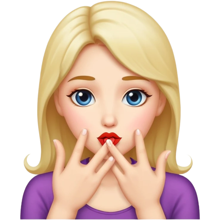 Blowing kiss emoji