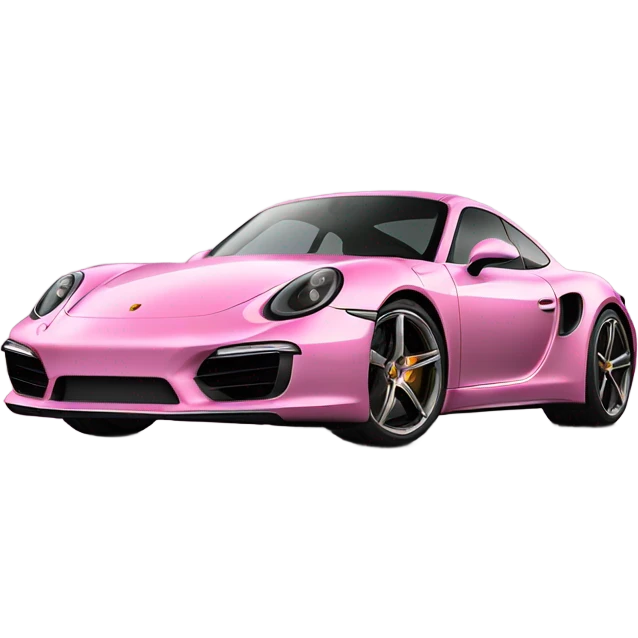 pink porsche emoji
