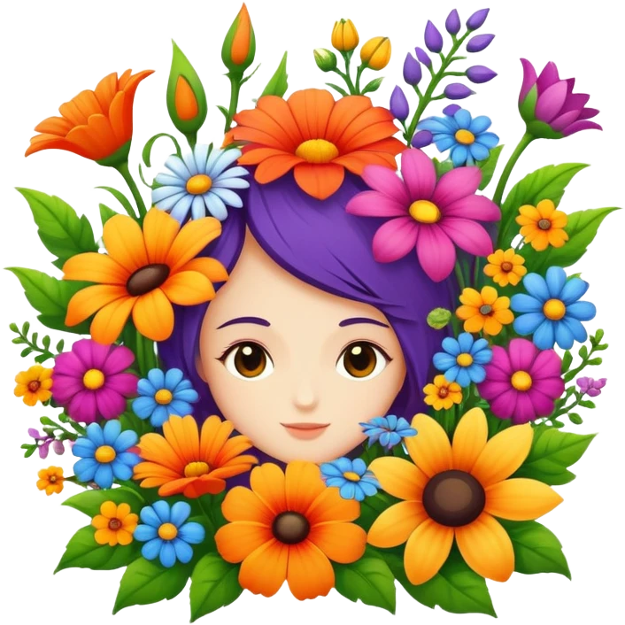 Squillers with flowers emoji