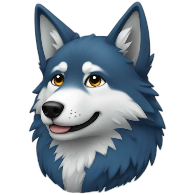 blue folf emoji