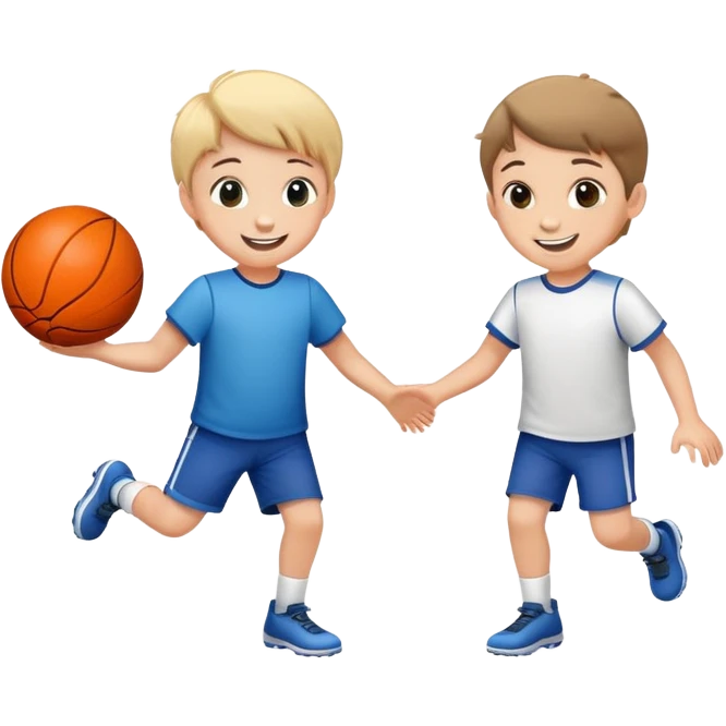 Kids play ball emoji