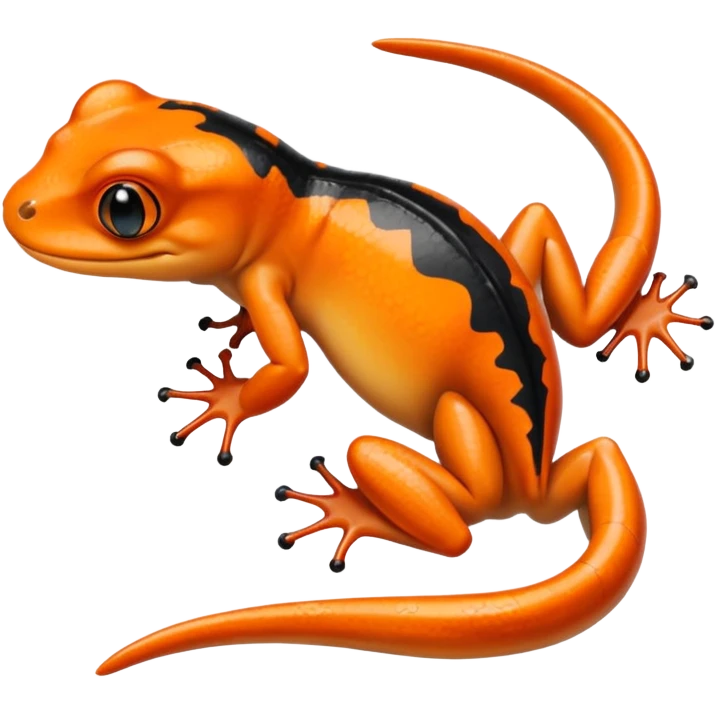 Newt, Amphibians. emoji