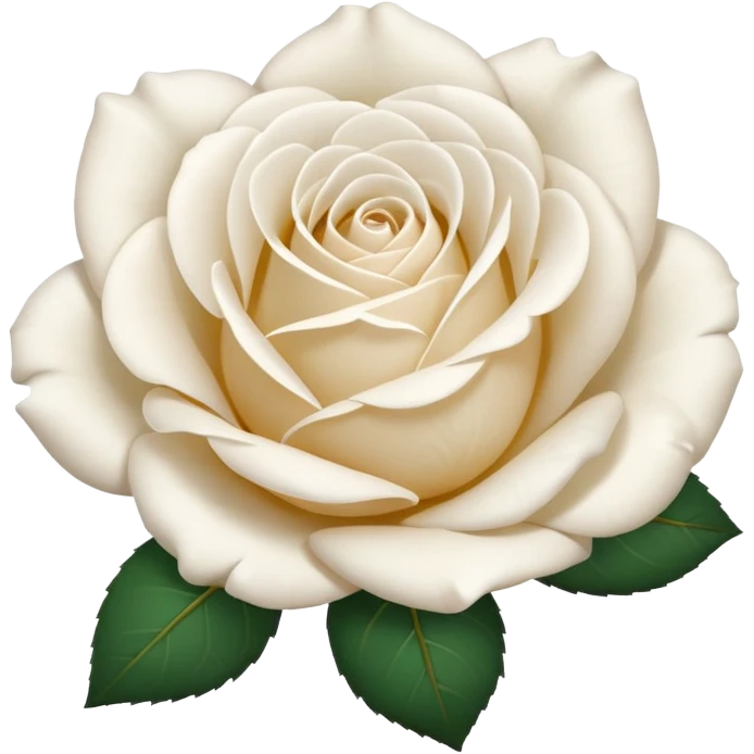 simple white rose, this style 🌸 emoji