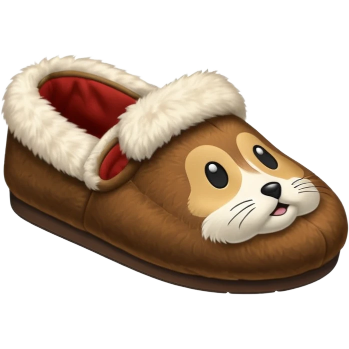 fur slipper emoji