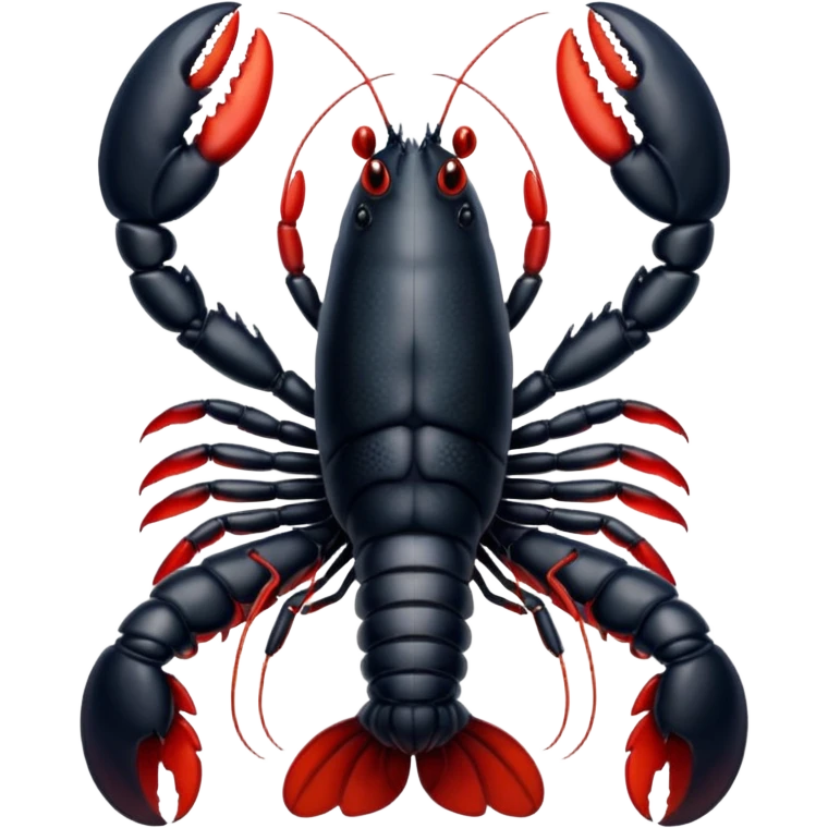 Black lobster emoji