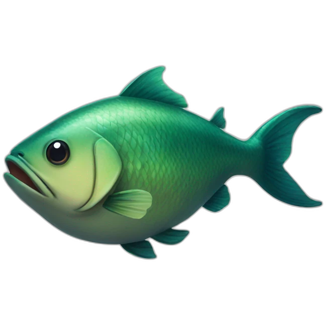 big fish with jonas on its belly emoji