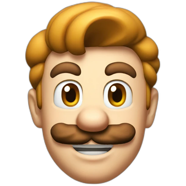 Super mario face emoji
