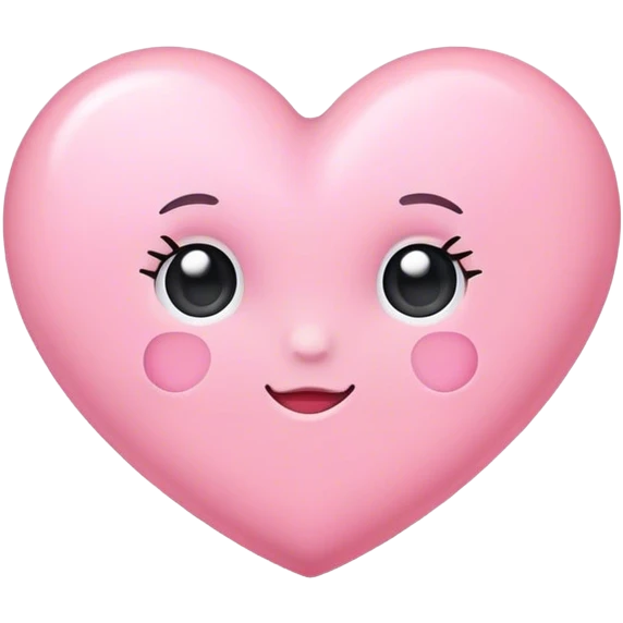 Baby pink love heart  emoji