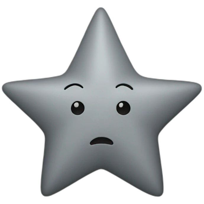 grey star emoji
