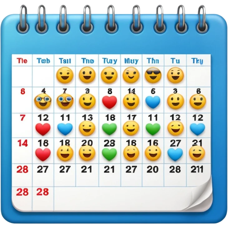 an emoji to represent a support team week rota emoji