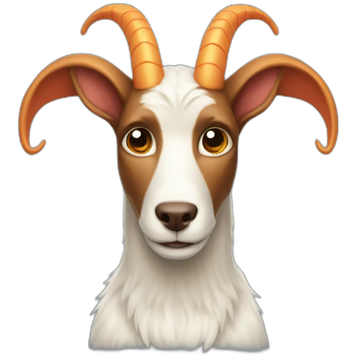 Dog-goat-dragon emoji