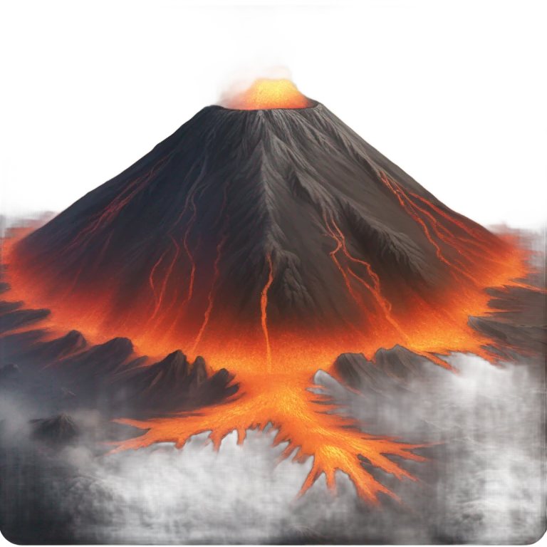 volcano emoji