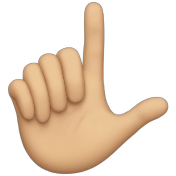 left hand emoji