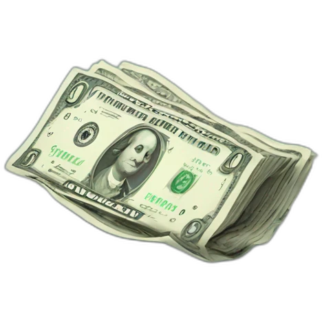 wad of dollars emoji