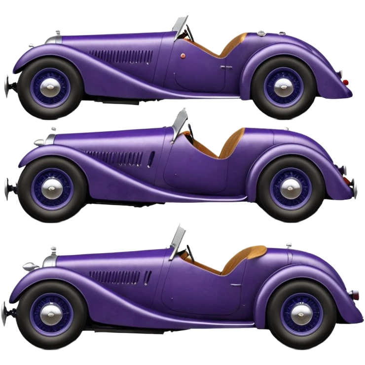 A very fast racing 1934 jaguar roadster body shell-only rustic old antique rat hot rodded blueberry and cherry pearl trailer  emoji