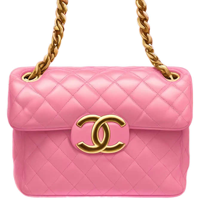 Pink Chanel handbag  emoji