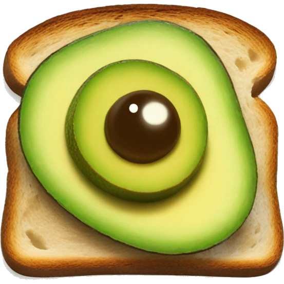 Avacado on toast emoji