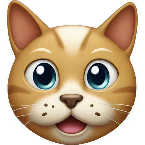 Cat face embarrased emoji