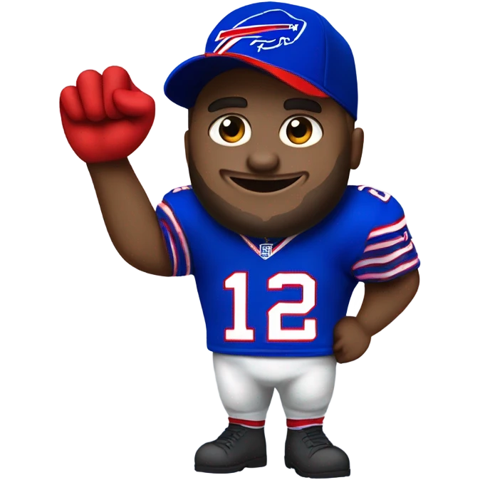 Japanese Buffalo Bills fan emoji