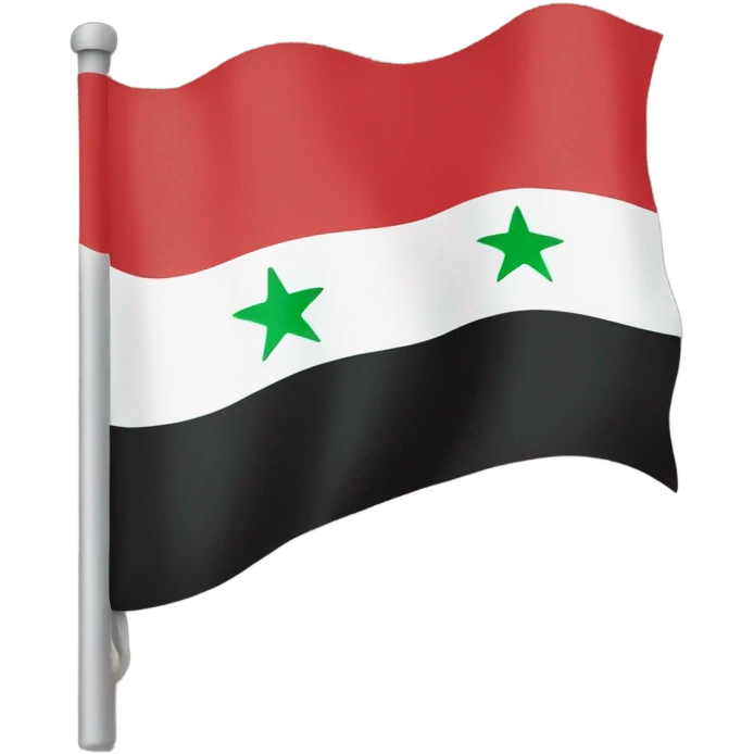 Syria flag but the new one emoji