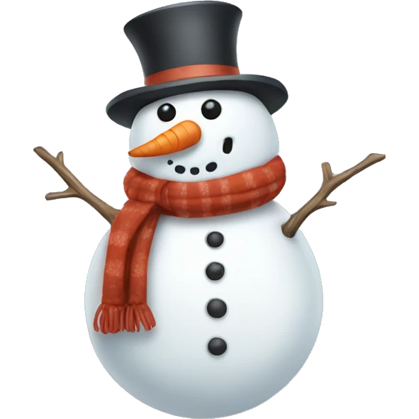 Cute Snowman  emoji