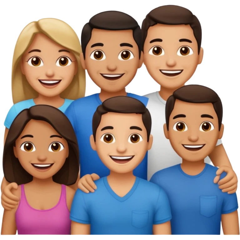 amigos puerto riqueños fuera del campus emoji