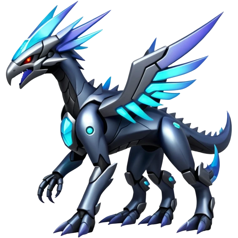Punk’ish Edgy Futuristic Badass Dark Gothic Zekrom-Dialga-Aurorus-Hybrid-Creature emoji