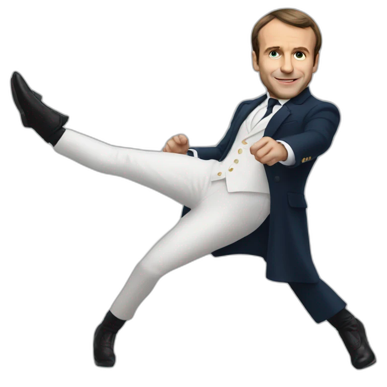 macron qui danse emoji
