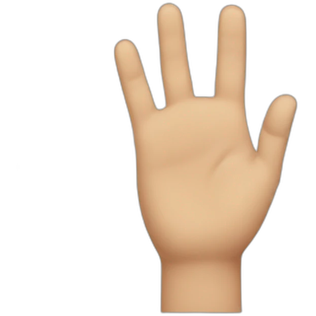 mano señalando emoji