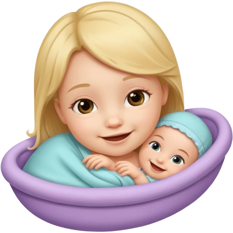 new born baby gỉrl emoji